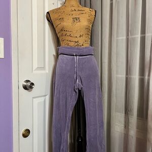 Lavender Velour Pants